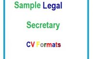 Sample legal CV Formats