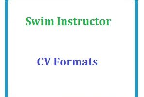 Swim Instructor CV Formats