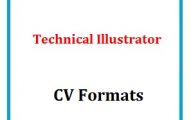 Technical Illustrators CV Formats