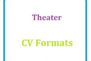 Theater CV Formats