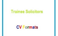 Trainee Solicitors CV Formats