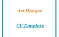 Art Hanger CV Template