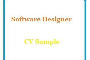 Software Designer CV Sample