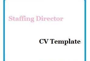 Staffing Director CV Template