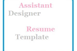 Assistant Designer Resume Template