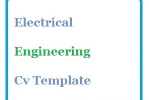 Electrical Engineering Cv Template