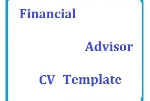 Finance Advisor Cv Template