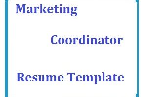 Marketing Coordinator Resume Template