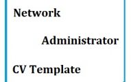 Network Administrator CV Formats