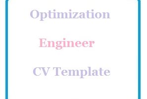 Optimization Engineer CV Template