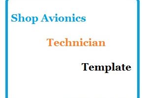 Shop Avionics Technician Template