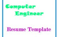 Computer Engineer Resume Template