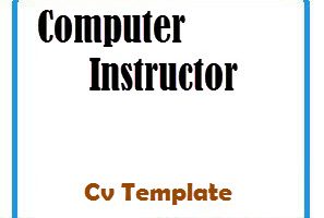 Computer Instructor CV Template