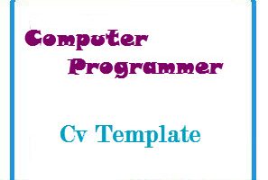 Computer Programmer CV Template