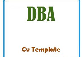 DBA CV Template