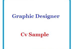 Graphic Designer Cv Sample