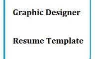 Graphic Designer Resume Template