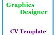 Graphics Designer CV Template
