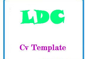 LDC CV Template