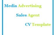 Media Advertising Sales Agent CV Template
