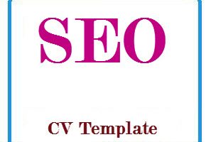 SEO CV Template
