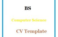 BS Computer Science CV Template