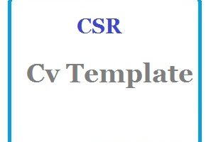 CSR Cv Template