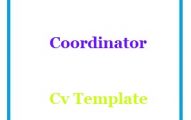 Coordinator Cv Template