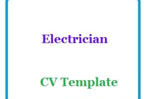 Electrician CV Template