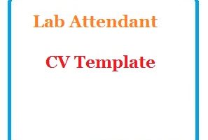 Lab Attendant CV Template-02