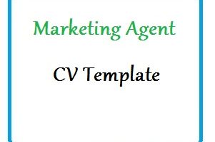 Marketing Agent CV Template