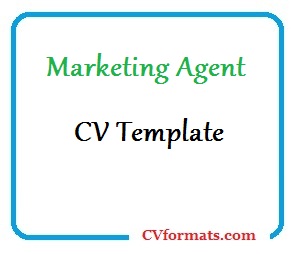Marketing Agent CV Template