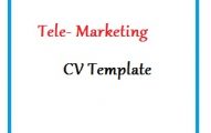 Tele- Marketing CV Template