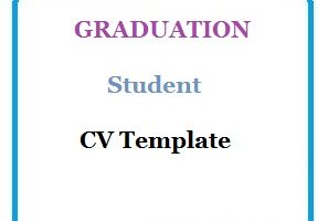 GRADUATION Student CV Template